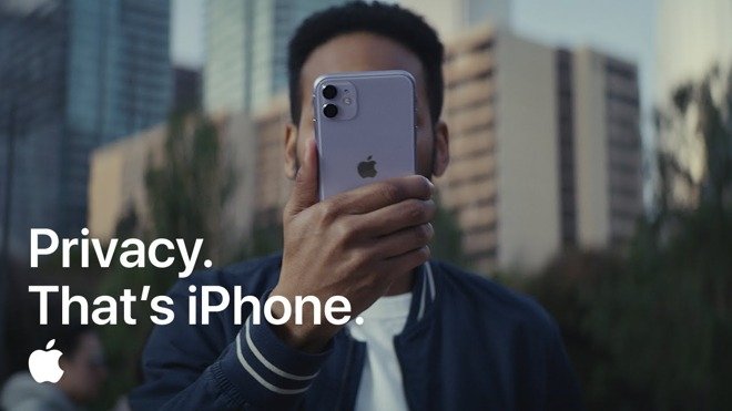 Apple ha utilizado sus propios anuncios y comerciales para resaltar las funciones de privacidad.