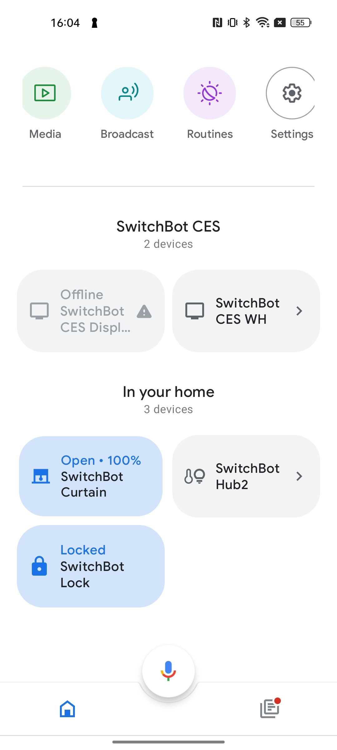 SwitchBot en Google Home_Matter